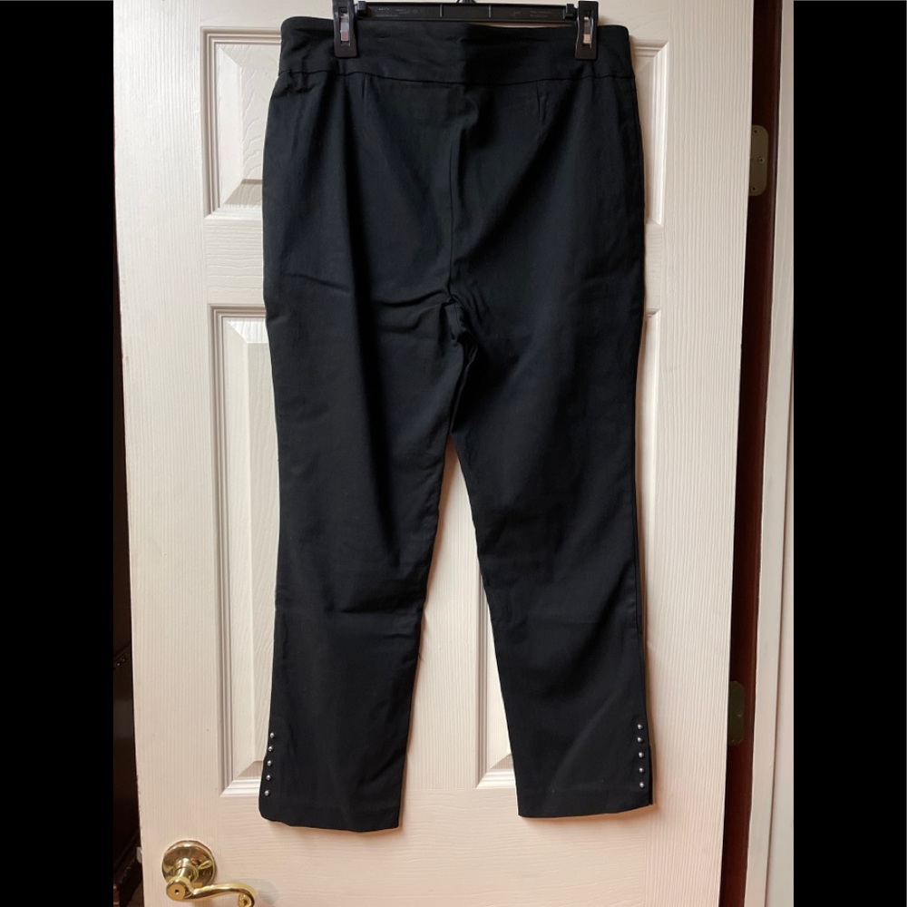 Counterparts Black Stretch Pull on Crop Pants 14